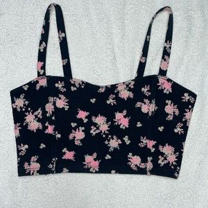 Garage Strappy Back Cropped Tank Top